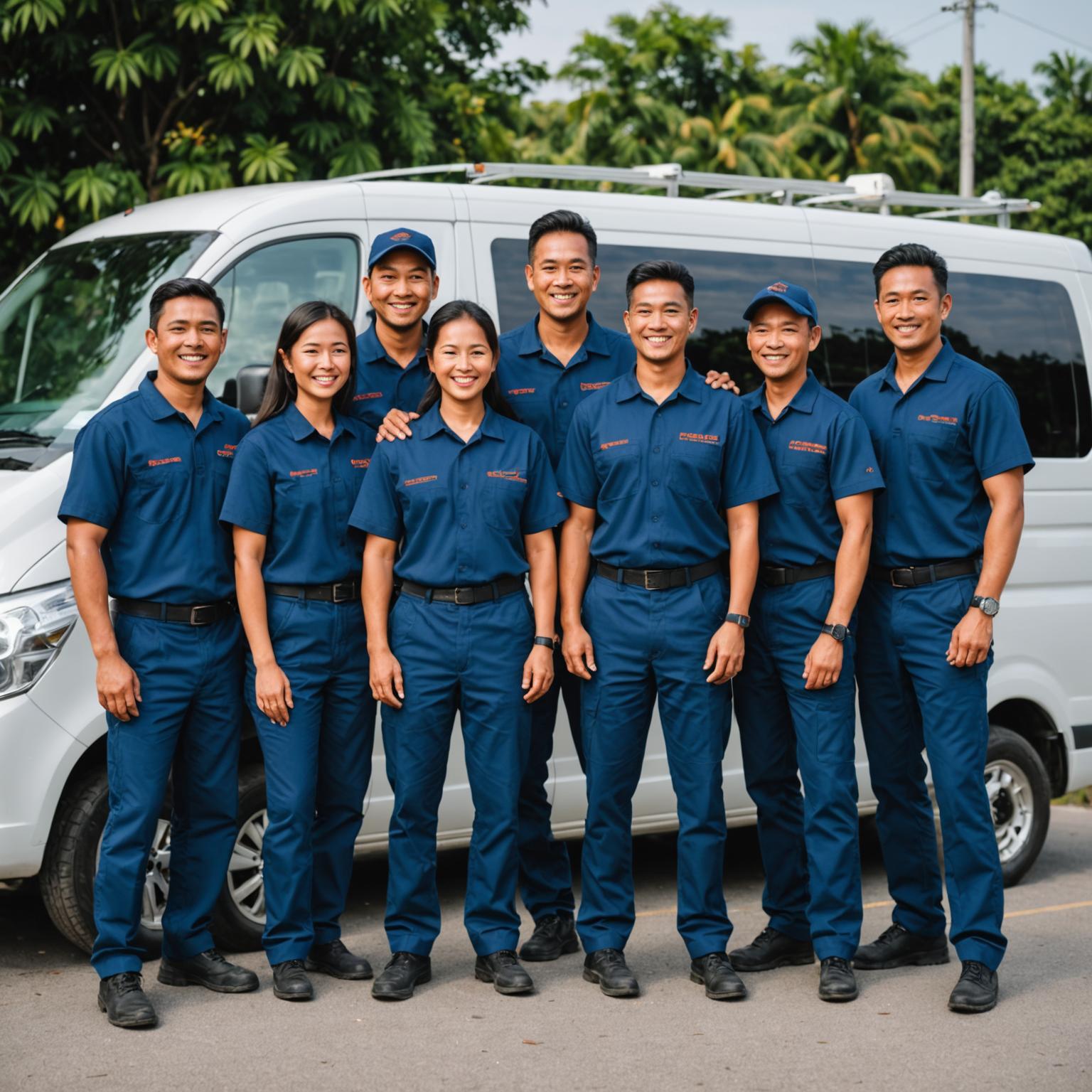 Pasukan juruteknik SejukPro Servis